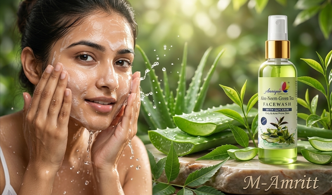 ALOE-NEEM-GREEN TEA FACE WASH